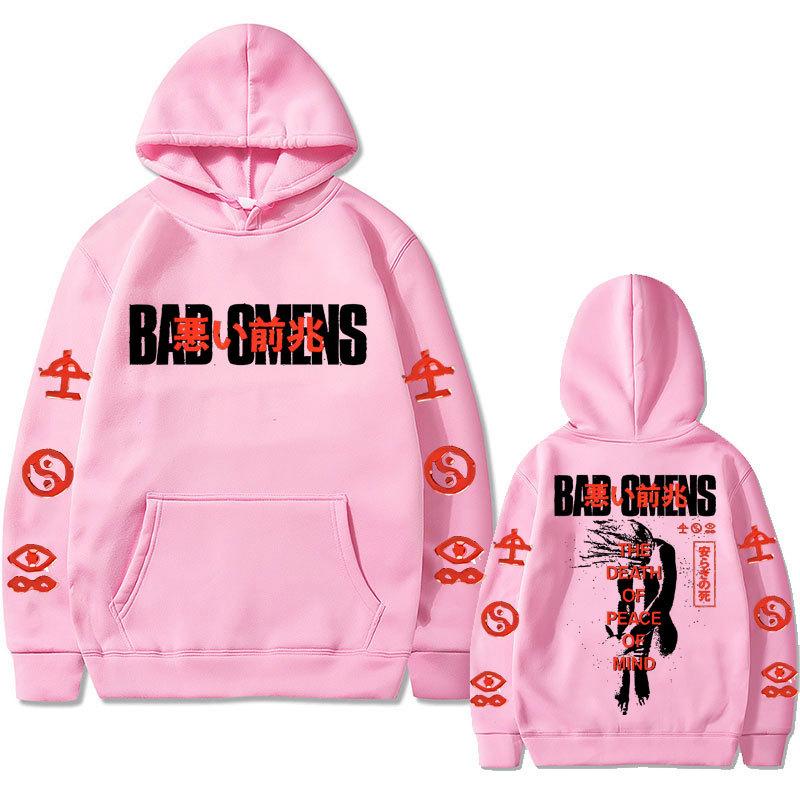Bad Omens Band Tour 2023 American Music Hoodie Autumn Winter Fleece Streetwear Tops