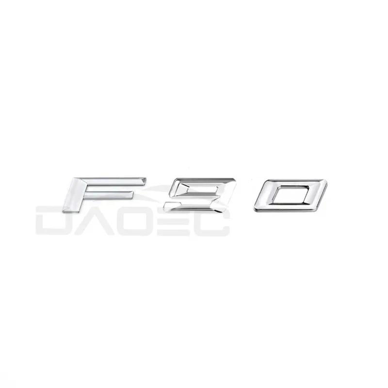 Car 3D ABS Trunk Letters Logo Badge Emblem Decals Styling Sticker For BMW M4 M5 E34 E39 E60 F10 F82 F83 F90 G82 G83 Accessories OT4