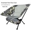 Aluminum Alloy Mesh Foldable Camping Moon Chair