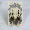 Retro Skull Bird Head Pendant Earrings - Unique & Creative Design