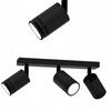 Black Ceiling Light Movable LED GU10 Spotlight Adjustable Spot