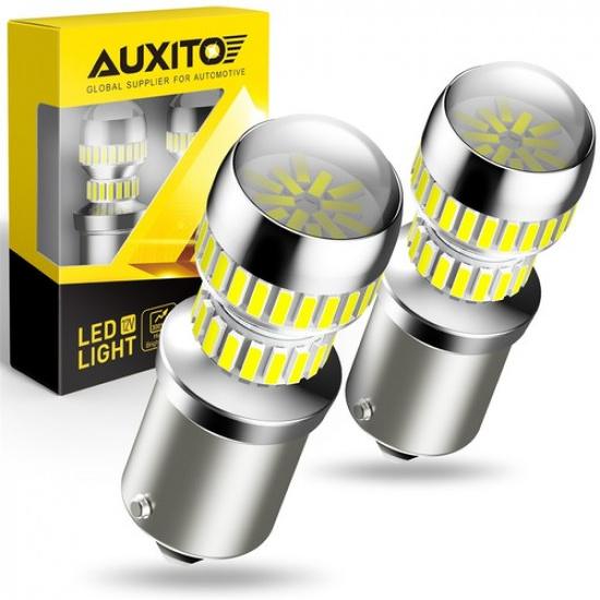 SUPER BRIGHT LED Tail Brake Stop Reverse Parking Signal Turn Light Bulbs White