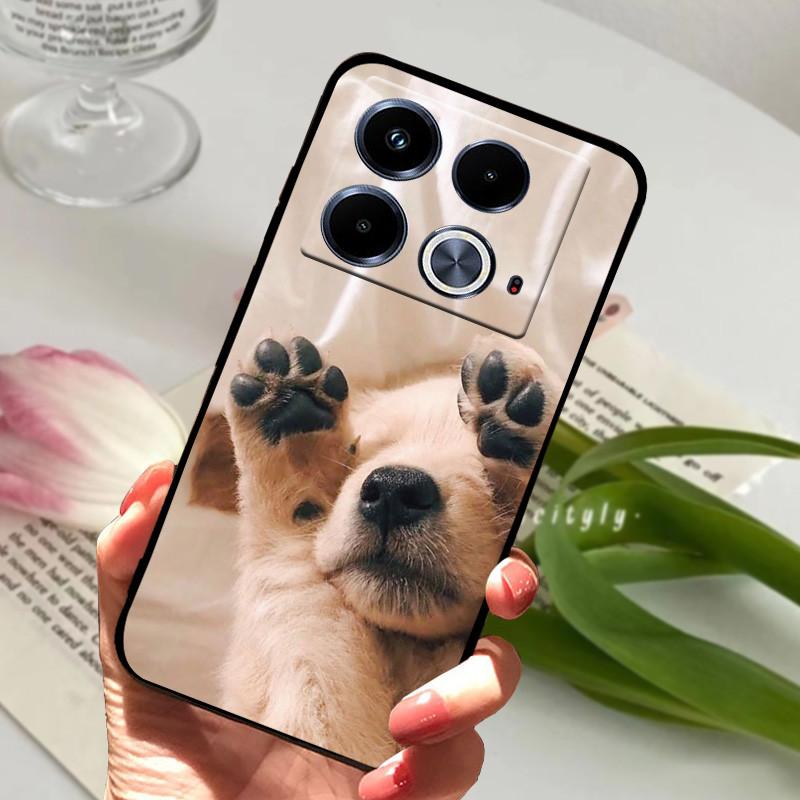 For Infinix Note 40 Case animal Silicone Soft TPU Back Covers For Infinix Note 40 Pro 4G 5G 40 Pro Plus Case Protective Funda