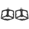 2 PCS Bicycle Pedal Enlarged Widened Non Slip 3 Peilin Black Aluminum Alloy Mountain Bike Pedal Bearing Pedal