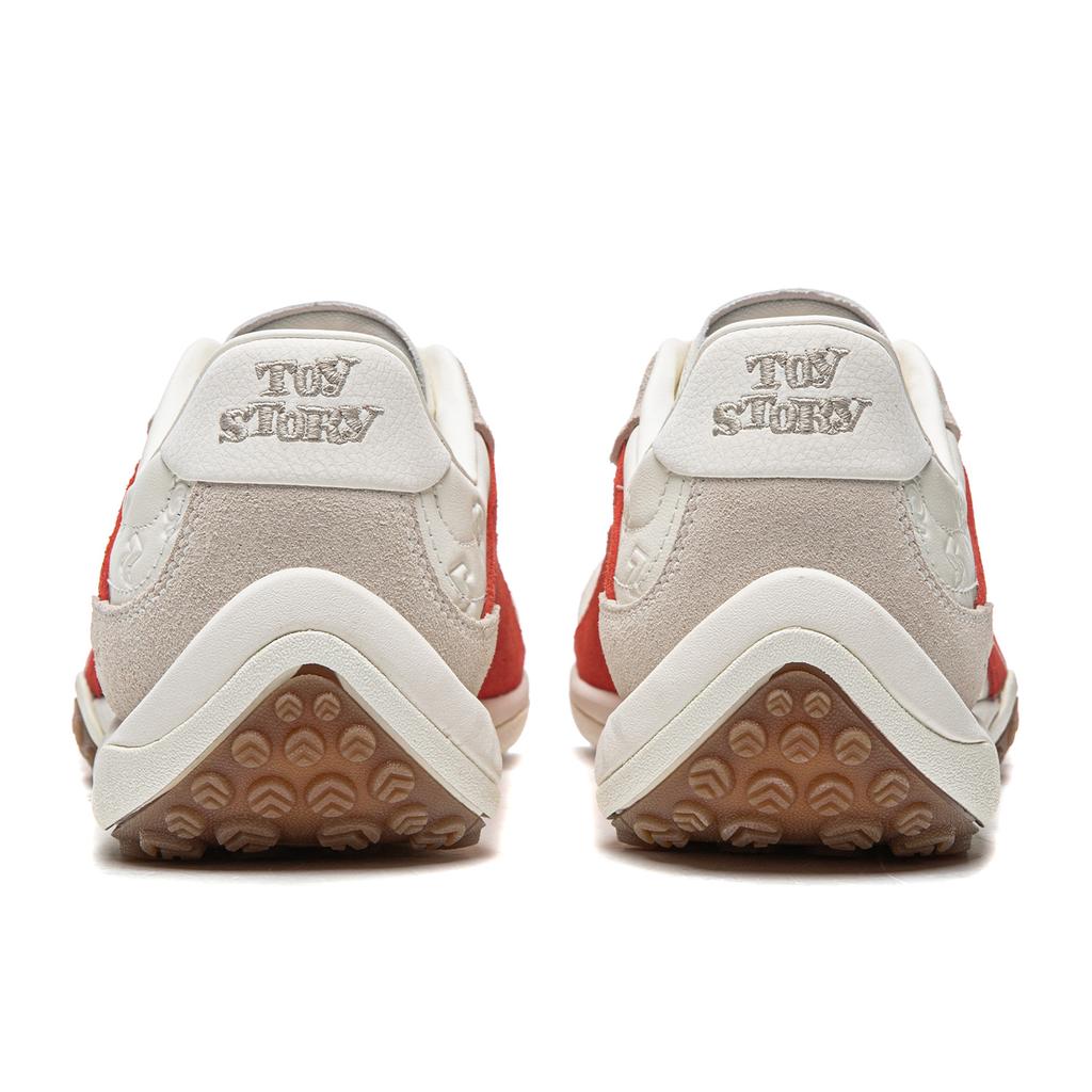 Disney X Li Ning Xingliu Abrasion Resistant, Lightweight, Balanced Low Top Casual Shoes Unisex White Red AGLV096-9
