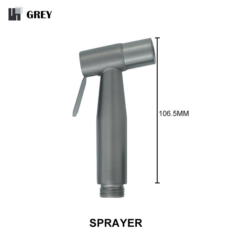 Accesorii pentru pulverizare bideu toaletă de mână din oțel inoxidabil robinet pentru bideu negru pulverizator pentru baie cap de duș cu autocurățare auriu