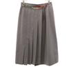 Made In France Mimole Length Wrap Skirt 42 Gray Women Used