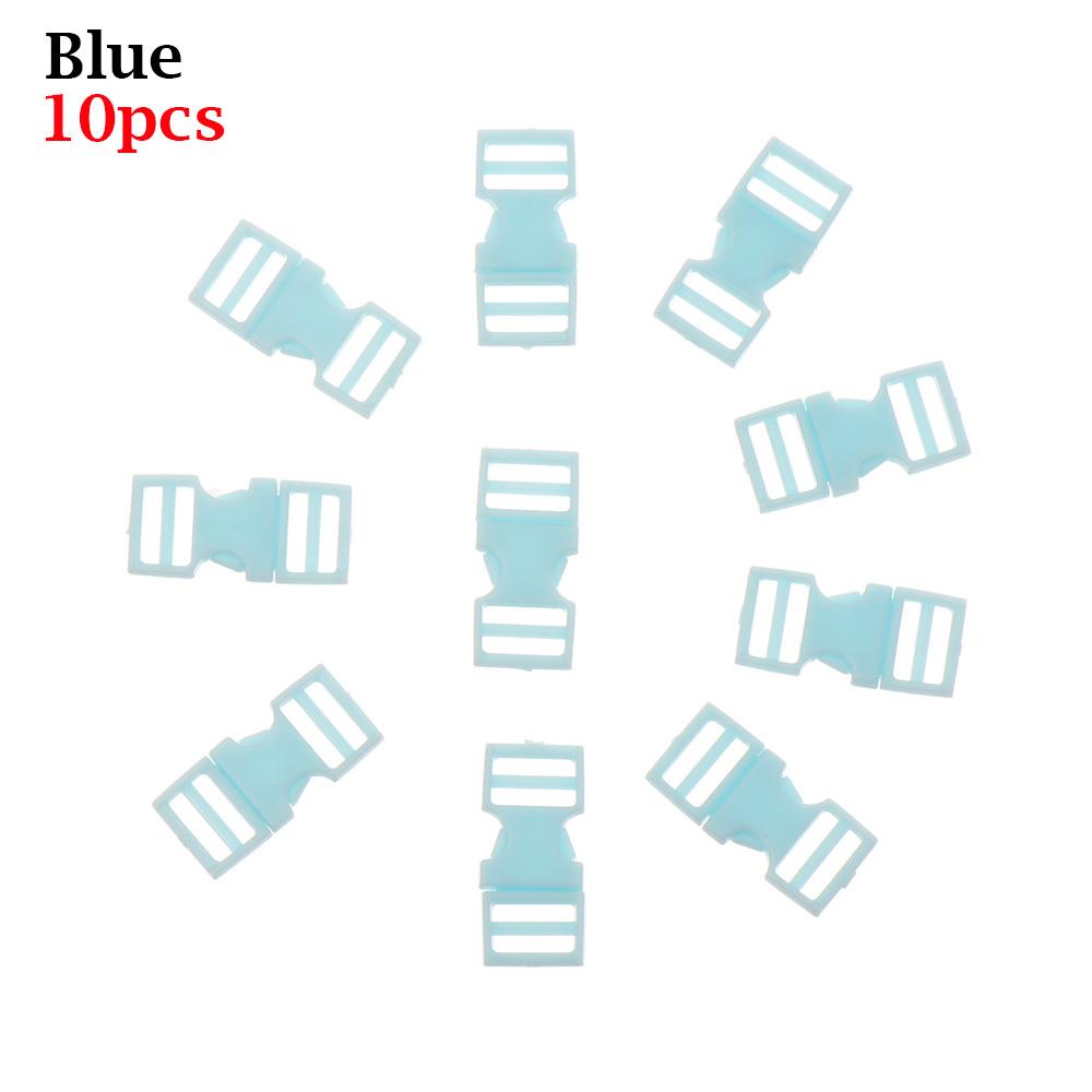 10/20pcs 6mm Plastic Mini Buckle DIY Doll Bags Buckle Handmade Backpack Button Bracelet Dog Collar Strap Buckle Webbing Supplies