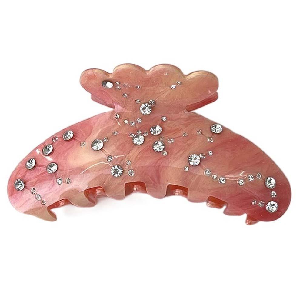 Waterproof Acrylic Rhinestone Hair Claw Korean Style Girl Hair Accessories  Gifts