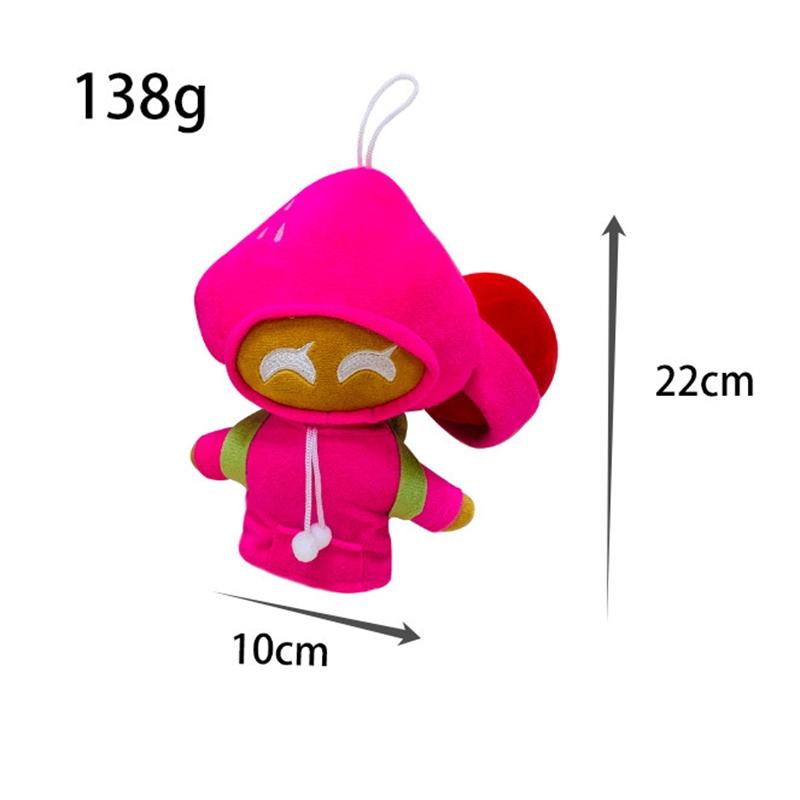 Shadow Milk Cookie Plush Toy Soft Squishy Kawaii Biscuit Kingdom Stuffed Doll Cute Cozy Pillow For Kids Teens Bedroom Party Gift