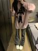 Women's Oversized Lazy Style Soft Knit Sweater - Warm, Comfortable, Round Neck Pullover
