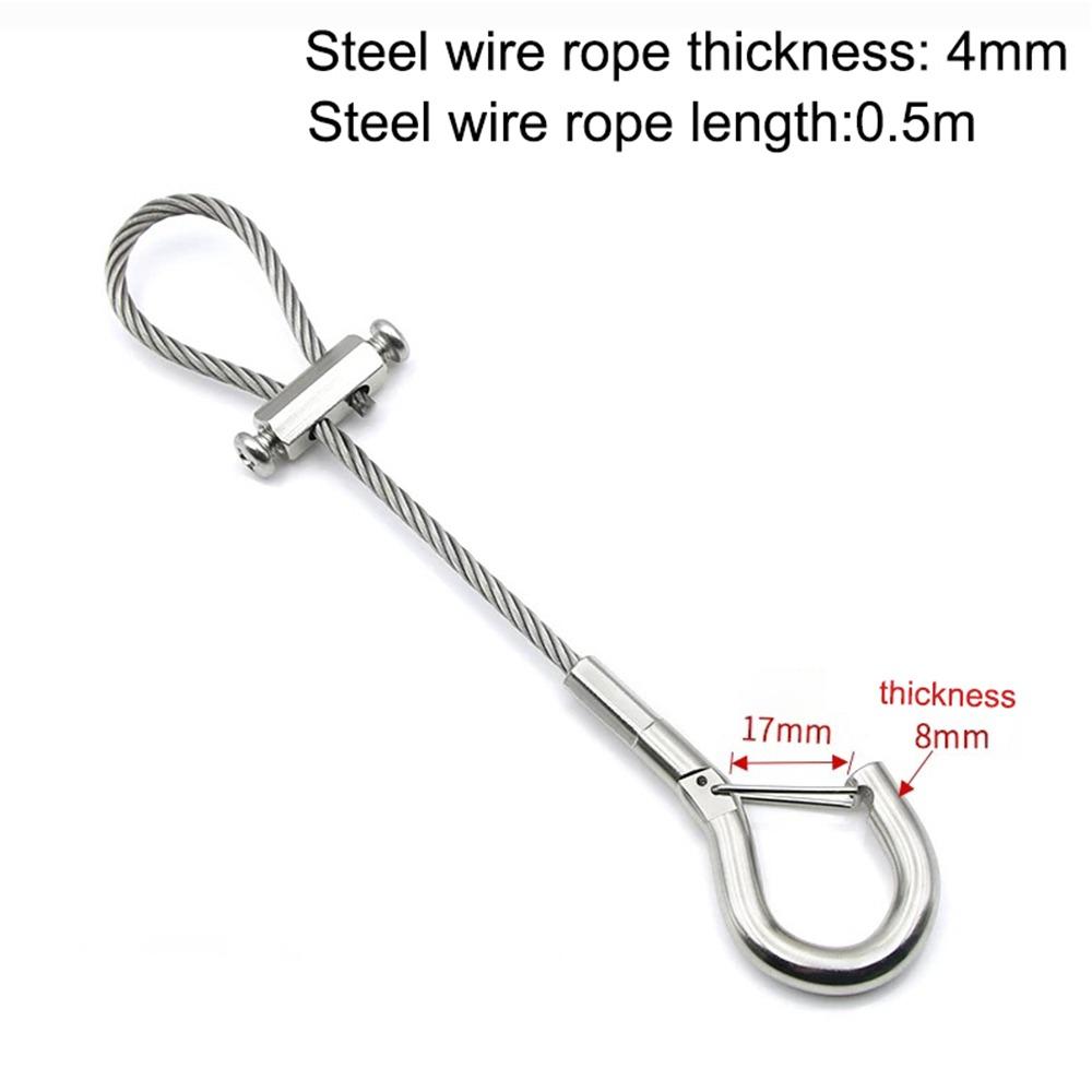 New Stainless Steel Wire Rope Adjustable With Locking Retractable Fastening Lighting Hanging Wire