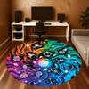 1pc astrology Pattern Office Round Rugs, Under Chair Round Rugs for Living Room, Bedroom, Bathroom Decoration Carpet 091841