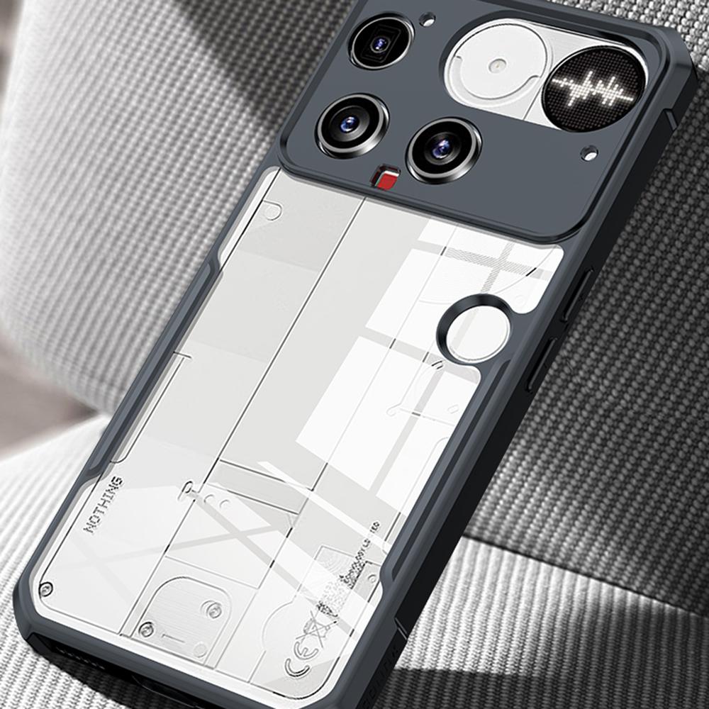 XUNDD For Nothing Phone (3) 5G Case Dropproof TPU+Acrylic Clear Back Phone Cover