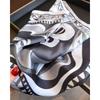 Women S Geometric Abstract Printed Silk Like Square Scarf For Sun Protection
