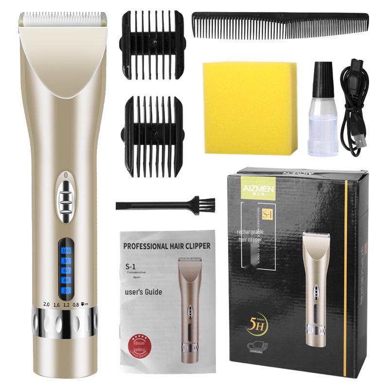 Ceramic Blade Professional Hair Clipper - Electric Hairdressing Tool