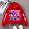 Hoodies Sweatshirts Girls Children's Comfortable Cartoon Printed Sports Shirt Girls' Color Comfortable Casual Hoodie