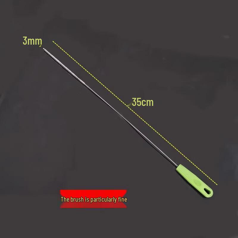 Soft Bristle Thin Tube Cleaning Brushes (3-Pack)