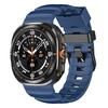 Miękki gumowy pasek do Samsung Galaxy Watch Ultra 47mm Pasek Męska sportowa bransoletka do Samsung Galaxy Ultra 47 Zakrzywione końcówki Pasek na nadgarstek