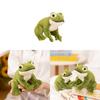 Plush Green Frog Toy Animal Stuffed Doll Bedroom Decoration Cute Gifts Kids