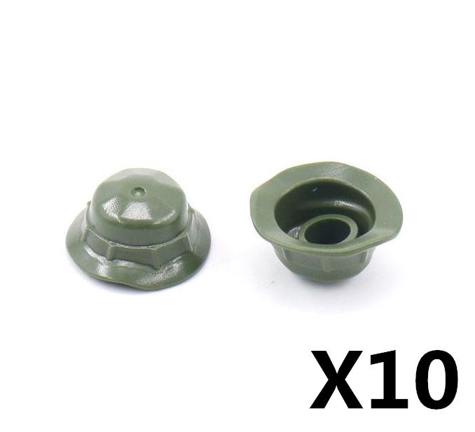 US Soviet British Soldier Figures Helmet M1ssh40 M3 Beret Military Accessories Building Blocks Toys For Children J004