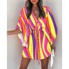 EastRogue Women's Fashion Summer Spring Short Sleeve V-Neck Casual Dresses