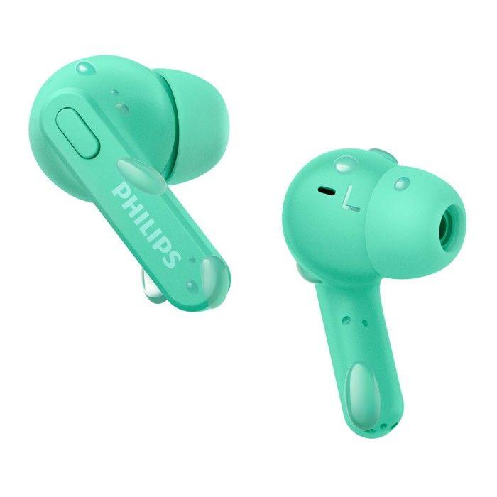 Casque Sans Fils - PHILIPS - TAT2206GR00 - Intra-auriculaire - Bluetooth - Vert