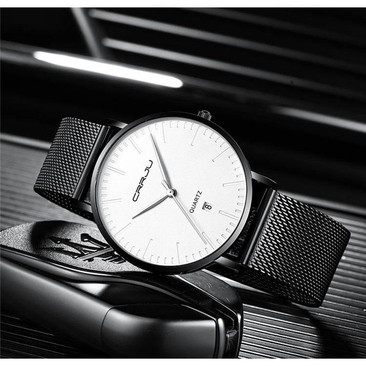 CRRJU New 2269 Men's Watch Casual Personality Watch Fashion Popular Men's Watch Student Watch