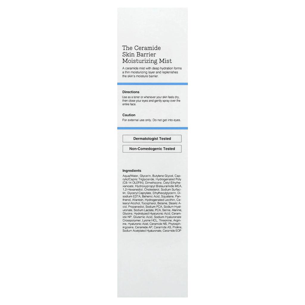 CosRx, Ceramide Skin Barrier Moisturizing Mist, For Dry and Sensitive Skin, 120ml (4.05 fl oz)