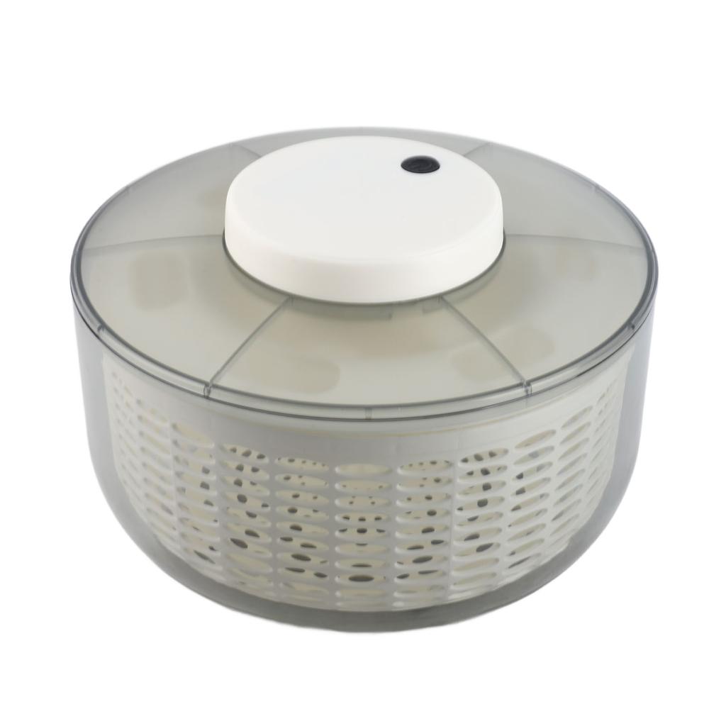Electric Salad Spinner Built In Draining System 1500mAh Wash Dry Greens Vegetable Fruit Spinner