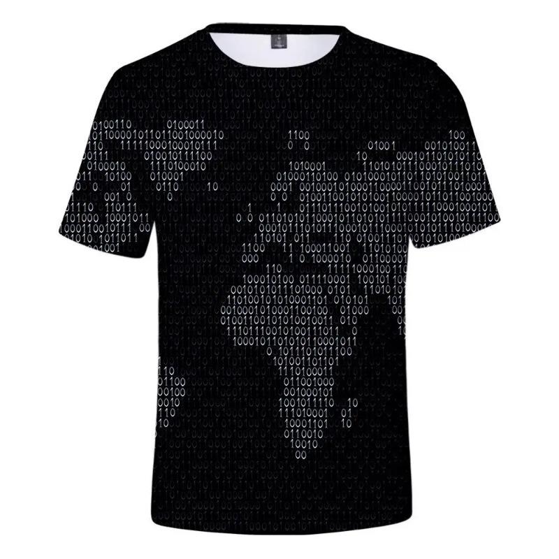 Casual Boys Girls 3d Printed World Map T-shirts Hot Sale Unisex Short Sleeve Tops Clothing