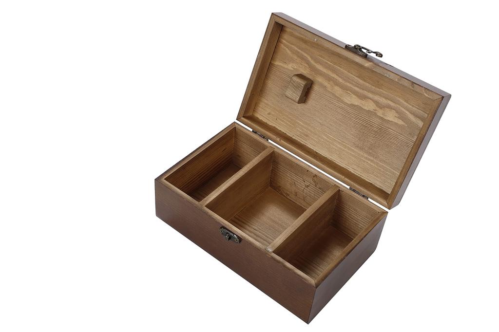 TOZO Factory Wooden Antique Storage Box, Sewing Box, Craft Supplies Storage Box, Sewing Box