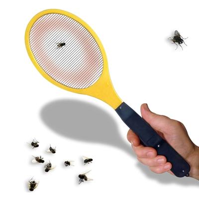 Electric Racket Kills Mosquito Flies Flying Insects