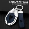 Zinklegering Leer Auto Sleutelhoesje Changan Deepal S7 Sl03 S09 S07 G318 S05 L07 Sleutelhanger Auto Afstandsbediening Sleutel Beschermhoesje