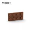 20Pcs MOC Parts 3020 Plate 2 x 4 Works With Blocks DO IT YOURSELF Assmble Construction Bricks Particle Kid Brain Puzzle Toy Birthday Gift Idea