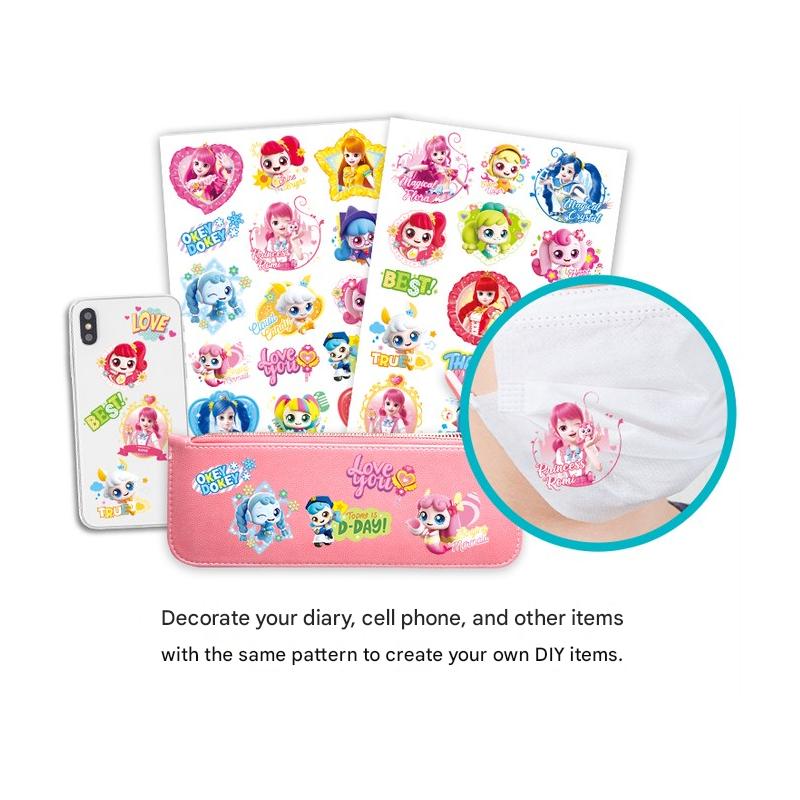 Catch! Teenieping Season 3 Rub-On Deco Stickers