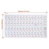 Piano Keyboard Sticker 88/61/54/49/37 Piano Sticker Clear Removable Piano Keyboard Music Labels for Children