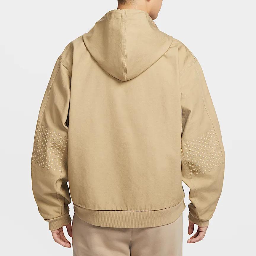 New Nike Hooded Studded Elbow Jacket HQ6123-297