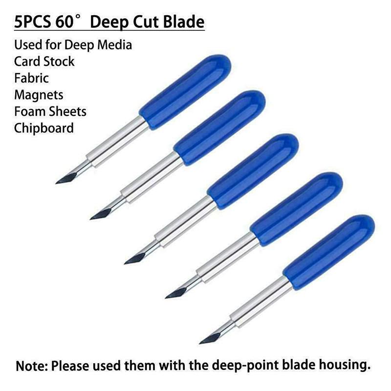 25Pcs 30° 45° 60°Blades For Cricut Cutting Explore Air 2 Vinyl Cutting Machines