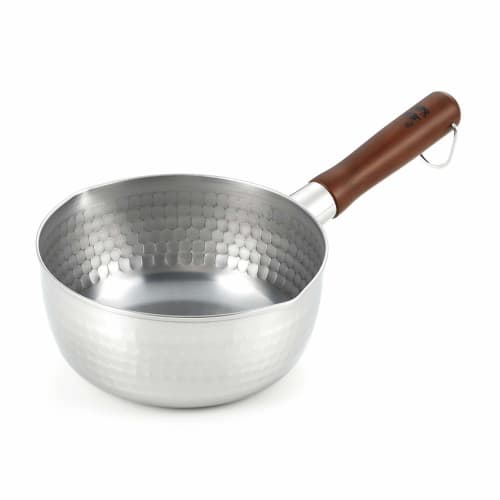 

Yoshikawa Stainless Steel Yukihira Pot, 18cm, Gogi Style, 1.9L (1900ml), Simple Design, Induction and Direct Heat Compatible, Made in Japan, Tsubame-S