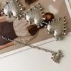 Gothic Waist Belt Stylish Seashells Heart Waist Chain Belt Elaborate Chain Belly Chain for Dress Cowboy Belt Waist Chain