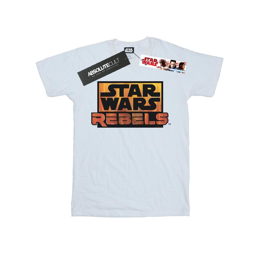 Star Wars Womens/Ladies Rebels Logo Cotton Boyfriend T-Shirt