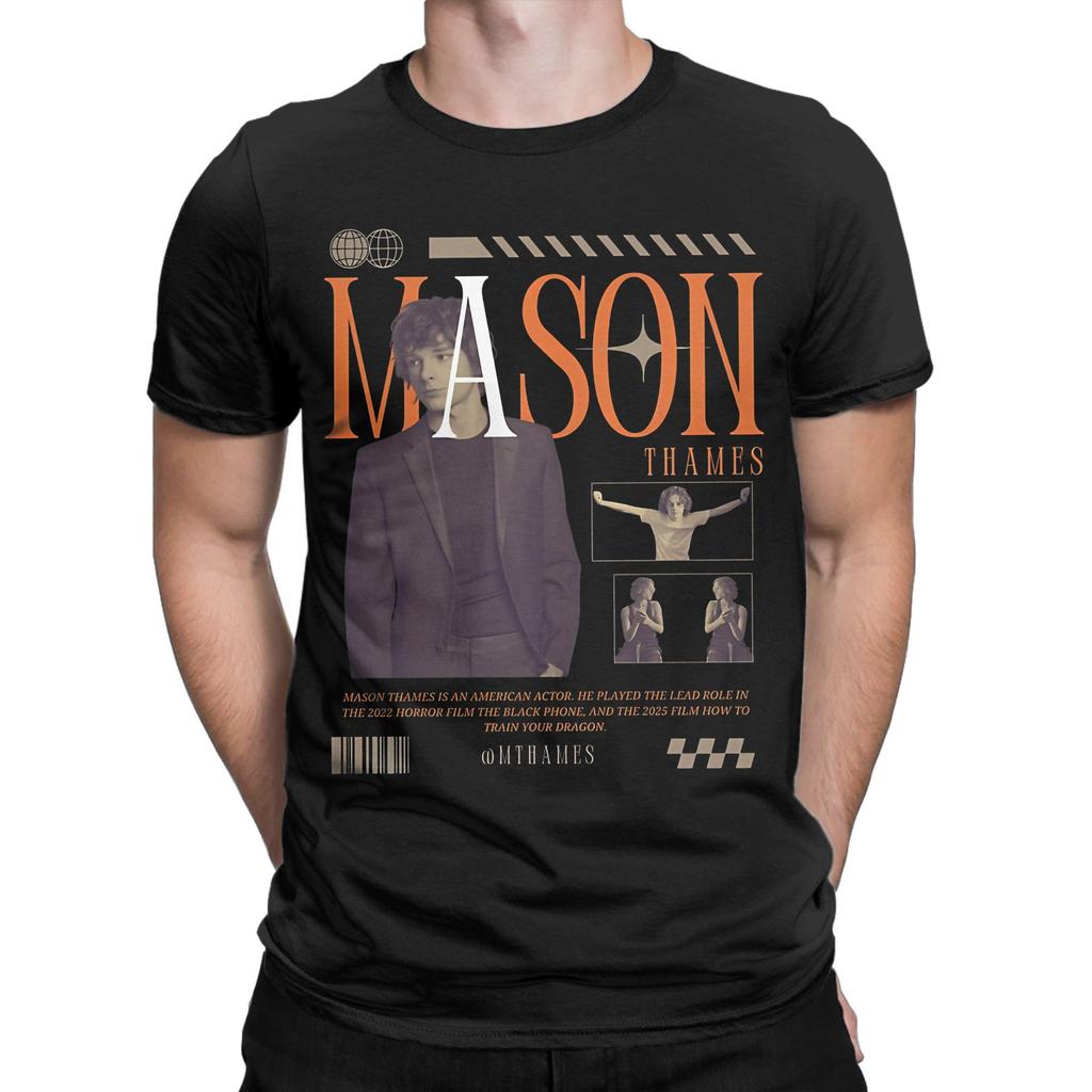 Men Women Graphic Printed 2025 Mason Thames Actor T Shirt Tee Cotton T-shirts Clothing