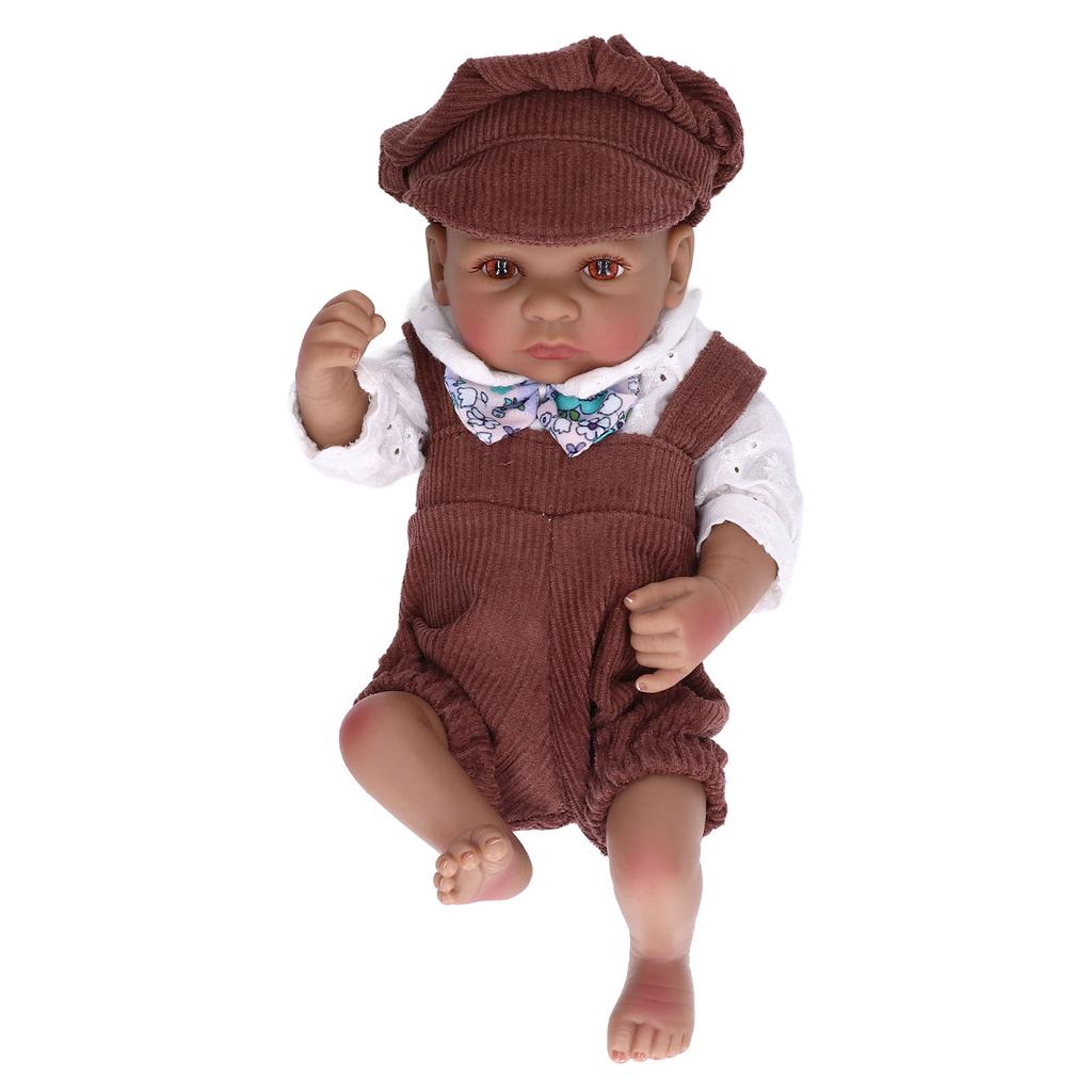 Newborn Infant Doll 10 Inch Children Lovely Lifelike Soft Silicone Girl Baby Doll Role Play Toy