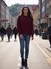 009 Women's Knitted Sweater: European & American Autumn/Winter, Round Neck, Loose Fit, Cross-border, New Arrival