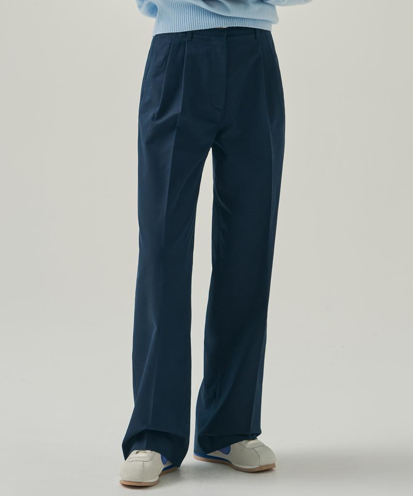 Deuloupisumeon Two-Tuck Wide Chino Pants [White]