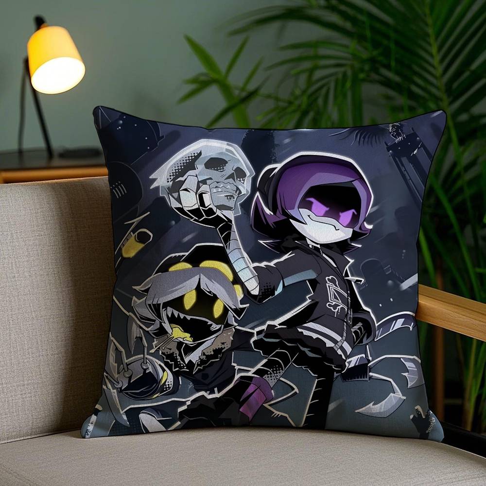 Horror comedy Animation M-Murder Drones-M Pillow Case Sofa And Living Room Decorative Cushion Covers Dust-proof And Mite-proof F