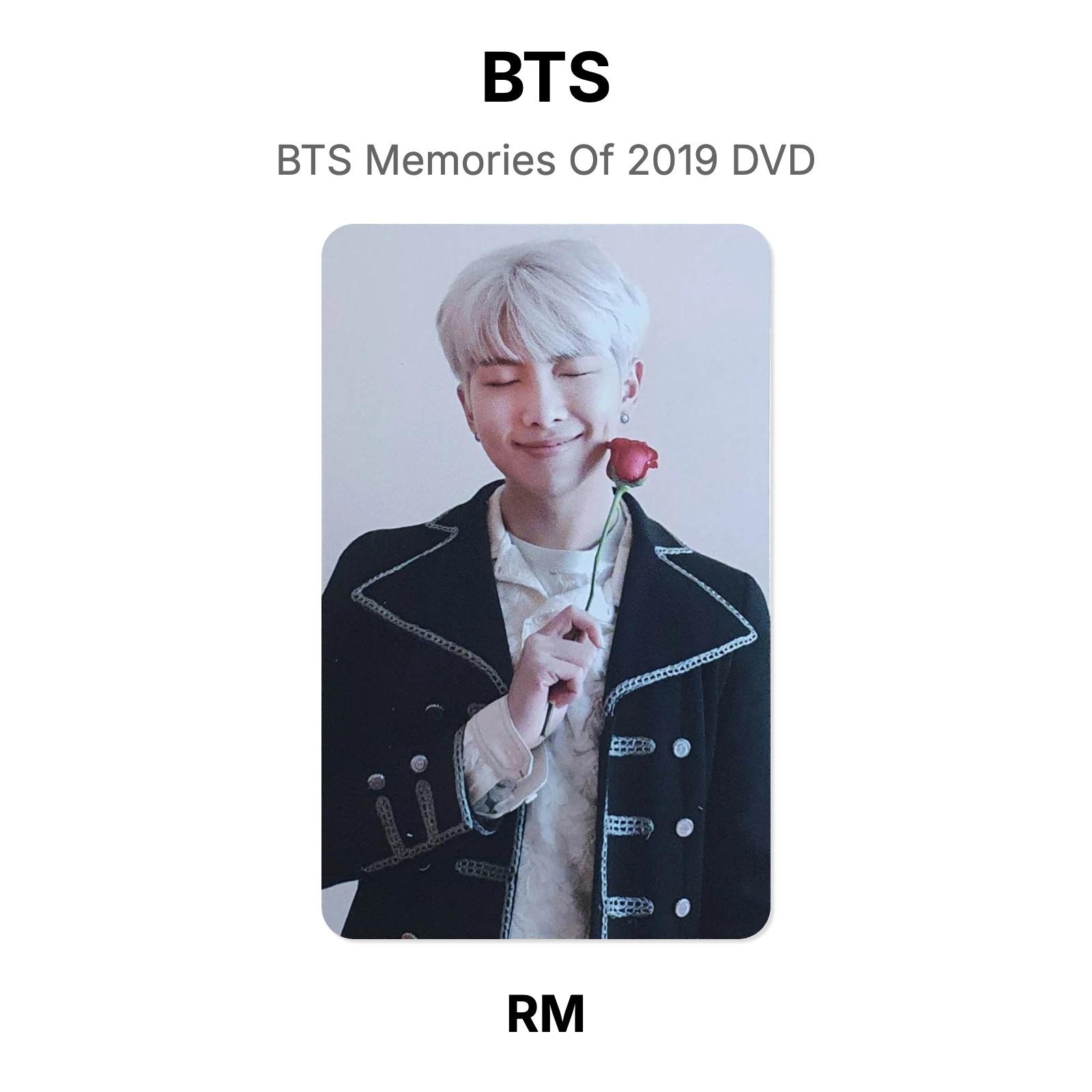 BTS BTS Memories Of 2019 DVD Официальная фотокарточка RM