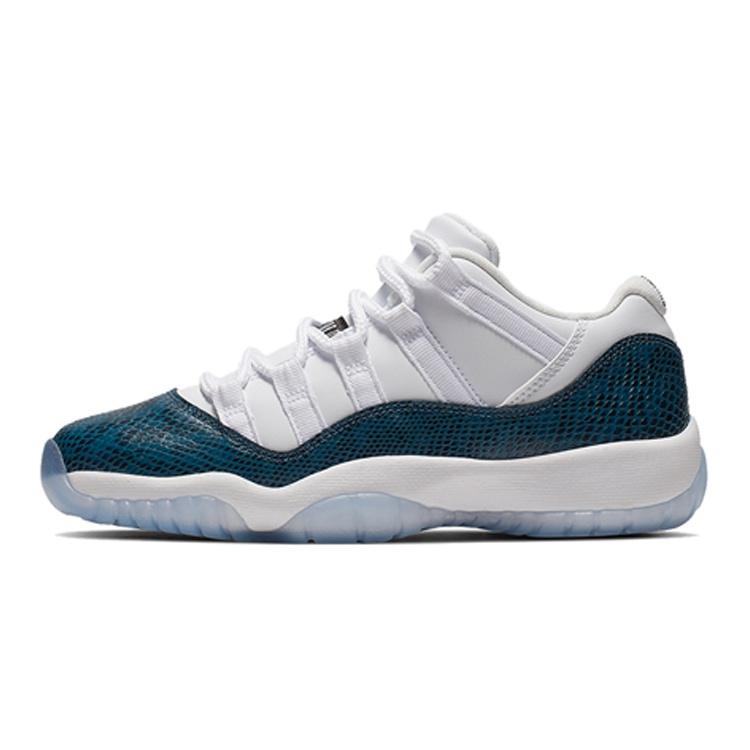 (GS) Air Jordan 11 Retro Low Navy Snakeskin 2019 Kids CD6847-102 EU 35.5