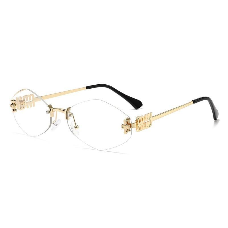 Geometric Square Sunglasses With Uv400 Protection For Casual Outdoor Wear